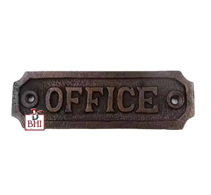 Cast Iron Interior Apartment House Room <b>Door</b> Sign Wall Mounted"Clock Room" Hotel Doorplate Plaques (112x33mm) - Product Image 1
