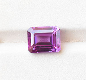 Lab Alexandrite Octagon Cut Piedra preciosa suelta para joyería 14X12mm a 20X15mm Tamaños Corte facetado Alexandrite - Product Image 2