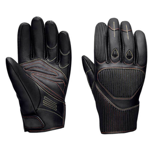 Gants de moto en cuir véritable de qualité supérieure pour hommes Gants de course Cafe Racer protégés contre les UV pour la conduite de moto - Product Image 5