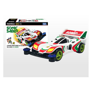 Tomica Sonic Saber, Mini Auto Eléctrico RC a Escala 1:64, Listo para Usar en Interiores y Exteriores, para Edades de 8 a 13 Años - Product Image 1