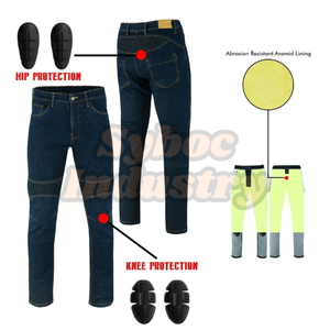 Pantalon de camouflage personnalisé pour motocycliste avec protection Pantalon de camouflage de vélo d'été élégant et multi-poches pour le cycliste - Product Image 2