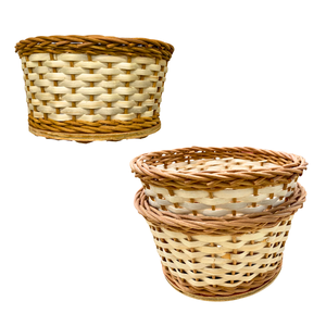 ตะกร้าหวายใส่ขนมปังแฮนด์เมดตะกร้าหวายเหมาะสำหรับโรงแรมและร้านอาหารงานฝีมือจากเวียดนาม - Product Image 1