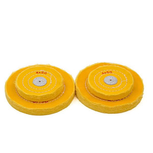 Outil abrasif de qualité supérieure largement utilisé roues de polissage en tissu de mousseline de coton pour le polissage de bijoux d'Inde - Product Image 5