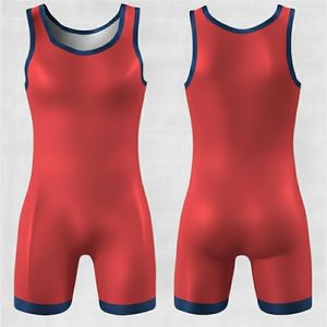 Combinaisons de lutte sans bretelles pour jeunes, design moderne, fermeture à pression, respirantes, séchage rapide, polyester et élasthanne, couleur personnalisée - Product Image 1
