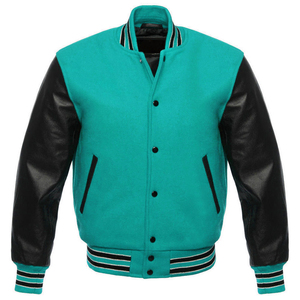 Chaqueta Universitaria Personalizada de Alta Calidad para Hombre, Estilo Vintage, Camuflaje Recubierto, Suave, Transpirable, de Poliéster y Algodón, Venta al por Mayor - Product Image 1