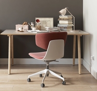 Chaises de cuisine modernes au design simple, pivotantes, réglables en hauteur, en tissu, pour chambre, hôtel, bureau et salle à manger