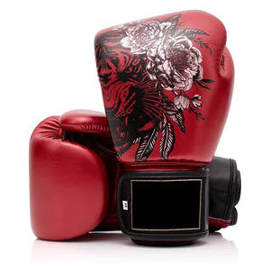 Gants MMA de boxe pour entraînement au combat professionnel en cuir de vachette d'origine avec design personnalisé, logo OEM privé, vente en gros - Product Image 3