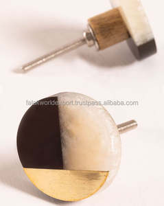 Luxury Design Resin Drawer Door Cabinet Knobs & Pull Handle <b>Glass</b> <b>Cloche</b> Wood and Resin Pull and Knobs By Falak World Export - Product Image 4