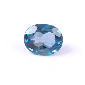London Natural Blue Topaz Facetado Oval Cut Gemstone Fabricación de joyas Suministros Productos a granel - Product Image 1