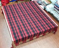 Couverture en laine pure 100% de haute qualité, douce, chaude et confortable, motif écossais, style vintage, technique de tissage rayé, pour toutes les saisons