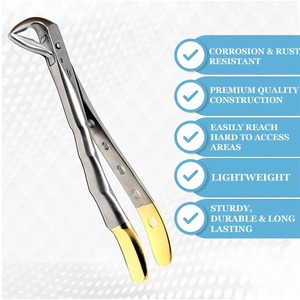 Forceps d'extraction dentaire de haute qualité, pinces en acier inoxydable allemand, racines, mâchoires, molaires, forceps d'extraction dentaire orale - Product Image 6