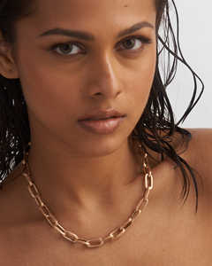 คอลเลกชันใหม่เครื่องประดับทอง18K แบบกลวงสายสร้อยแบบคิวบาโซ่ทองแท้18K พร้อมใบรับรองเครื่องประดับทองซาอุดิอาระเบีย - Product Image 3