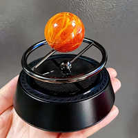 Ornement créatif sur le thème de Mars, décoration de voiture et de bureau, modèle de planète rotative