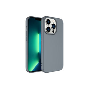 Funda Protectora de Silicona Líquida Gris Suave Premium Zore LSR para iPhone 14 Pro Max, Ofrece Fundas Traseras para Teléfono A53 Plus - Product Image 1