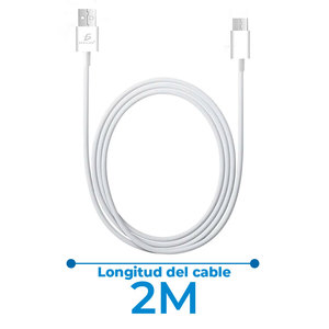 Cavo USB-C da 2 Metri per Ricarica Rapida 3A e 6A e Trasferimento Dati Compatibile con Telefoni Android - Product Image 3