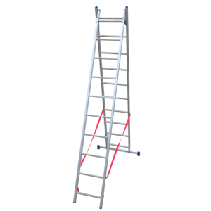 Aluminum <b>Ladder</b> 2 Elements Stilo Steps N 2x 8 H Max Cm. 370 - Product Image 1