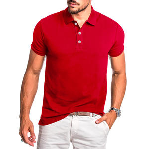 Polo informal liso de poliéster con logotipo personalizado, Polo de trabajo para hombre, camisetas de negocios de punto, camiseta para hombre - Product Image 6