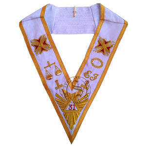 คอเสื้อเครื่องราชกกุธภัณฑ์ดีไซน์ซับซ้อนคอเสื้อปรับแต่งได้สำหรับชุดและเครื่องแบบราชกกุธภัณฑ์ - Product Image 4