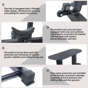 Plateforme haute multifonctionnelle VIGFIT T-Bar Row pour les exercices de rame sur barre en T, squats et levées de fessiers en position debout - Product Image 3