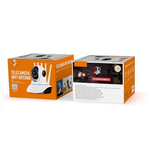 * Presa * 2.4Ghz 1080P telecamera wi-fi videocamera di sorveglianza interna con visione notturna a due vie Audio-elettronica - Product Image 3