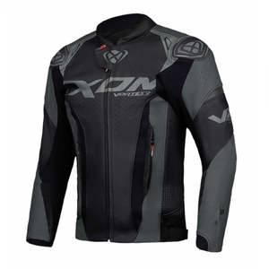 เสื้อแจ็กเก็ตหนังแบบเจาะรูสำหรับขับขี่มอเตอร์ไซด์ Vortex 3ผู้ชาย, เสื้อแจ็คเก็ตหนังสำหรับแข่งรถแทร็คจิงโจ้/ชุดเกราะเกราะทุกขนาดและสี - Product Image 1