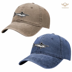 Diseño personalizable papá sombrero suave lavado de algodón gorra de béisbol sin estructura Vintage ajustable Casual sombrero de calle OEM y ODM BD - Product Image 2