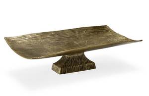 Bandeja de Servir Decorativa de Estilo Industrial, Ecológica, Hecha a Mano, con Tachuelas de Metal Dorado, Acabado Bronce Vintage, Minimalista - Product Image 6