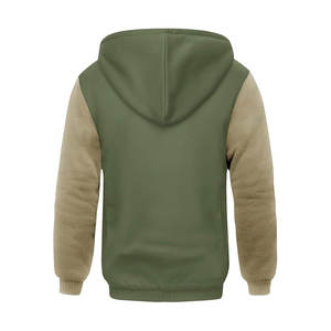 Vente en gros ODM/OEM de puls pour hommes et femmes sweat à capuche en polaire décontracté à fermeture éclair complète polyester/coton avec impression de logo personnalisé pour la saison d'hiver - Product Image 3