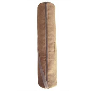 Grand sac fourre-tout à fermeture éclair pour tapis de yoga Sac de voyage pour tapis de yoga en toile de coton avec logo personnalisé - Product Image 5