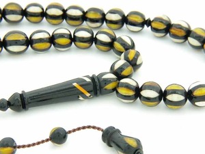 Kehribar ธรรมชาติสีเหลืองอำพันอิสลามสวดมนต์ tasbih 99เม็ดสำหรับมุสลิม dhikr ทำสมาธิการนมัสการทางจิตวิญญาณและการฝึกศรัทธาในชีวิตประจำวัน - Product Image 6