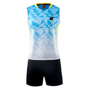 Ensemble d'uniformes de volley-ball en gros avec tailles et couleurs personnalisées pour les commandes de groupe Uniformes de volley-ball pour hommes - Product Image 1