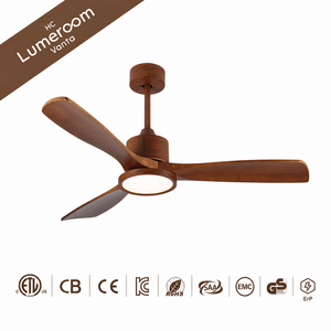 52 Inch <b>Ceiling</b> <b>Fan</b> <b>with</b> Light and <b>Remote</b> Solid Wood Downrod Mount Quiet DC Motor for Living Room Bedroom - Product Image 5