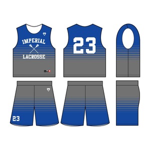 Caja con logotipo de patrocinador sublimado personalizado, camisetas de lacrosse para hombres/mujeres/jóvenes, envío rápido de fábrica, ideal para ropa de hockey sobre césped - Product Image 3