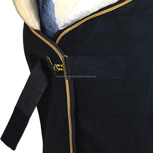 Alfombras cálidas ecuestres para equinos, al por mayor, alfombra de caballo de lana estable transpirable, alfombras de caballo de alta calidad, impermeables para invierno - Product Image 4