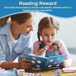 Rollo de Pegatinas Decorativas con Temática Animal, 500 Pegatinas de Dibujos Animados para Regalos Promocionales - Product Image 5