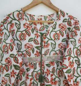 2024 ขายส่งคอลเลกชันTie DyeยาวKaftan Vคอครึ่งแขนผ้าเรยอนหลวมชุดด้านข้างSlitฤดูใบไม้ผลิKaftan - Product Image 5