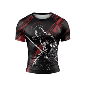 Lightweight <b>Compression</b> Men's Rashguard Athletic Training <b>Shirt</b> Breathable Eco-Friendly Spandex/Polyester Quick Dry Stretch - Product Image 3