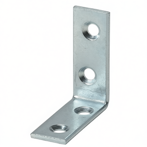 VORMANN Blue Zinc-Plated Steel Chair Bracket 25 X 25 mm Length 15 mm Width 2 mm Thickness for Bookcases Bookshelves-Pack Size - Product Image 3