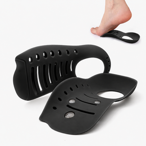 Semelles intérieures antidérapantes lavables en TPE mince, à soutien de la voûte plantaire, longueur 3/4, pour <span class=keywords><strong>pieds</strong></span> plats et fasciite plantaire – Meilleures ventes - Product Image 1