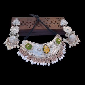 Nouveauté, magnifique collier en argent blanc poli, bijoux de mode pour femmes et filles au meilleur prix - Product Image 4