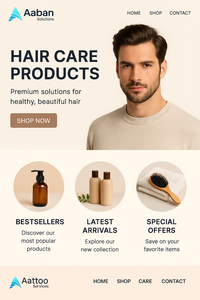 Productos para el cuidado del cabello personalizados Diseño de sitios web de comercio electrónico Expertos web calificados que ofrecen presencia en tienda en línea confiable y asequible - Product Image 2