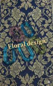 Adornos de pared personalizados hechos a mano con cadena entrelazada, decoración para el hogar, artículo de resina, cadena acrílica adorable para decoración de habitaciones, venta al por mayor. - Product Image 5