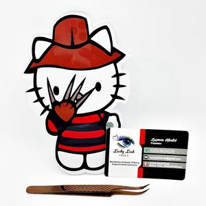 Nouveau Style à la mode Hello Kitty Halloween en plastique cils tuile Extension de cils carreaux palette de haute qualité marque privée - Product Image 6