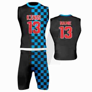 Uniformes de fútbol americano profesionales y aficionados Conjuntos de alto rendimiento 7v7 Características transpirables - Product Image 5