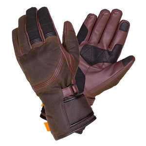 Guantes de cuero sintético artificial o original de piel de vaca auténtica para ciclismo de montaña, guantes deportivos para ciclistas, guantes de dedo completo - Product Image 3
