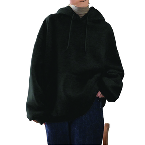 Sweats à capuche lourds de haute qualité pour hommes vente en gros survêtements à épaules tombantes vierges sweats d'hiver tricotés à capuche - Product Image 1