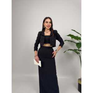 Ensemble 3 pièces 1020 avec jupes décorées de boutons - Product Image 4