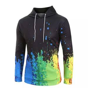 Nuevo personalizado de alta calidad unisex precio barato superventas servicio OEM sublimación impresión básicos Jersey gimnasio desgaste hombre Sudadera con capucha - Product Image 3