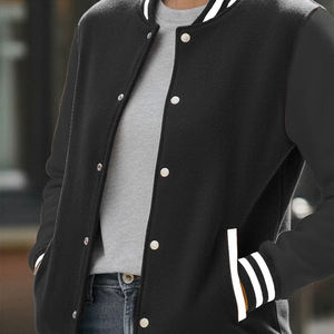 Chaqueta Universitaria para Mujer, Producto Más Vendido, con Logotipo Personalizado, Chaqueta Universitaria Gruesa de Algodón para Invierno, Cálida, para Adultos - Product Image 5