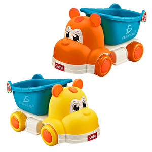 Set da Spiaggia in Plastica Super Kawaii da 6 Pezzi con Camioncino Ippopotamo per Avventure in Spiaggia! - Product Image 1